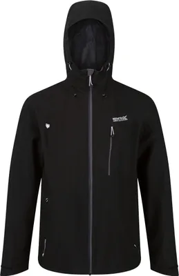 Produktbild von Regatta Birchdale Outdoorjacke Regenjacke Wasserdicht und Winddicht Herren, Größe:XL, Farbe:Schwarz