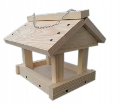 Produktbild von Vogelhaus Futterhaus Vogelfutterhaus Futtersilo Vogelhäuser Holz Modern Neu Helle