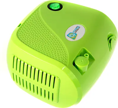Zdjęcie produktu dla Inhalator Terapia inhalacyjna Nebulizator Kompresor inhalacyjny Omnibus zielony