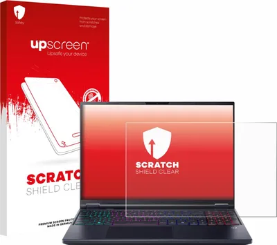 Produktbild von upscreen Schutzfolie für Acer Predator Helios Neo 16 AI Displayschutz Displayschutzfolie Folie Klar Transparent