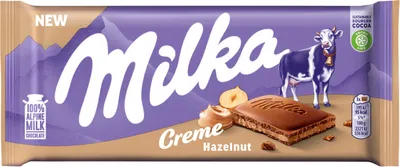 Zdjęcie produktu dla Milka Czekolada z Kremem Orzechowym 85 g