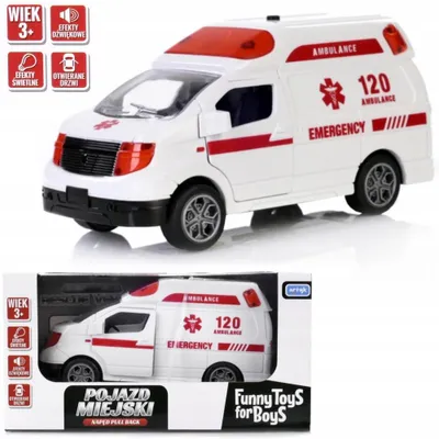 Produktbild von Artyk Krankenwagen Ambulans Licht Ton Rückzugsmotor