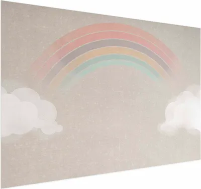 Produktbild von Posterpapier Poster - Rainbow in the Rain 90x60 cm Für Kinder e-A-10137-ao-a