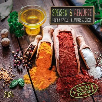 Produktbild von Food & Spices/Speisen und Gewürze 2024: Kalender 2024 (Artwork Edition)