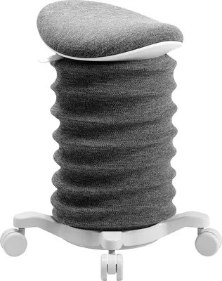 Produktbild von Topstar Sitness 4D mit Rollen dunkelgrau/papyrus ergonomischer Sitzhocker, Aktivhocker gegen Rückenschmerzen