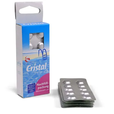 Produktbild von CRISTAL Ersatztabletten Sauerstoff + pH (2x 30 Stk.)