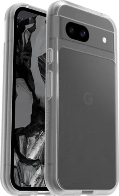 Image de Coque OtterBox React pour smartphone Google Pixel 8a - Transparente - 1 paquet - Résistante aux chutes, à l'abrasion et aux chocs - Plastique