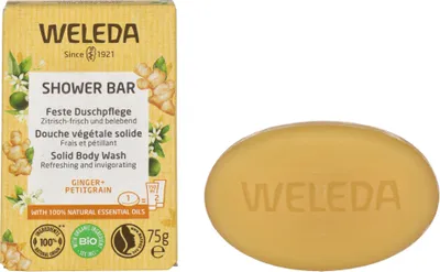 Produktbild von Weleda Seife Weleda Körperpflege Bad & Douche Shower Bar Ginger+Petitgrain