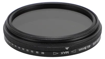 Image de Filtre ND réglable pour objectif d'appareil photo, de ND2 à 400, verre optique à densité neutre pour la photographie, 40,5 mm