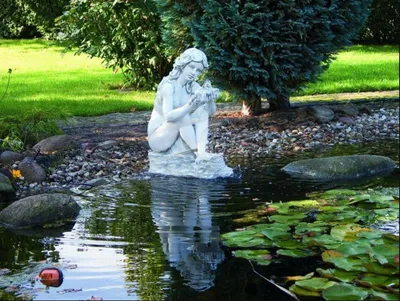 Produktbild von Fontainen Teich Figur Eva Statue Figuren Skulpturen Statuen Skulptur 62cm  403