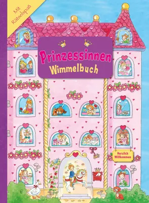 Produktbild von Wimmelbuch Prinzessinnen 24 x 33 cm für Kinder ab 3 Jahren mit Such- und Zählaufgaben im Königreich