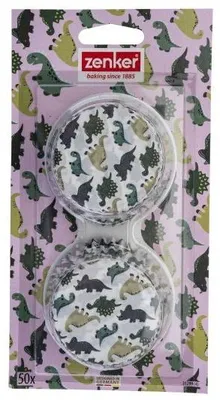 Immagine prodotto di Pirottini di carta per muffin "Dino", confezione da 50