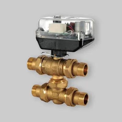 Zdjęcie produktu dla 4-drożny, silnikowy zawór kulowy strefowy Icma 1" M – 230 V