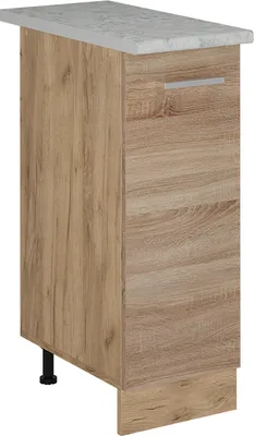 Image de Meuble de cuisine Vicco R-Line Sonoma 30cm PT Marbre, Model 53981