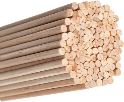 Imagen del producto de Brochetas de haya, 30 cm x 3 mm, 150 unidades, para barbacoa y cocina