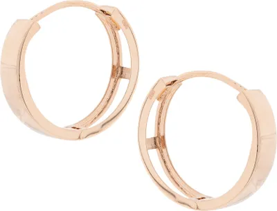 Produktbild von Golders Creolen aus 585 Rotgold, Goldohrringe, Ohrschmuck für Damen
