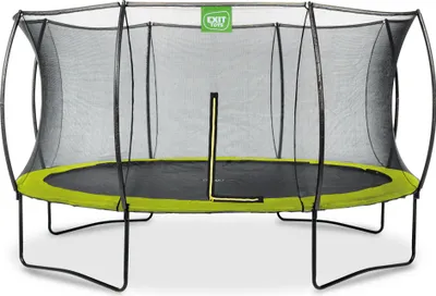 Obrázek produktu pro Trampolína EXIT Silhouette, průměr 427 cm, na nohách, kulatá, pro děti, zelená