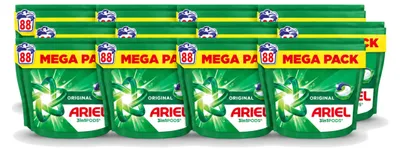 Produktbild von 12 x Ariel 3in1 Waschmittel Pods Original - Vorteilspackung - 12 Stücke