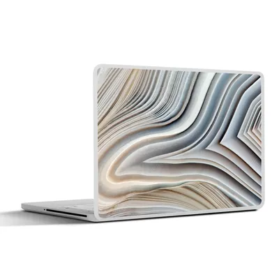 Produktbild von MuchoWow® Laptop Aufkleber Sticker Cover Marmoroptik - Stein - Linien - Luxus - Marmor 32.5x23.5 cm - Sticker für Laptop - Selbstklebend