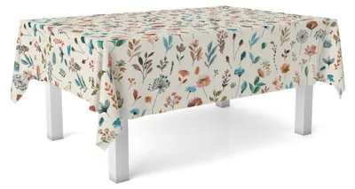 Tischdecke 100x140 cm, beige, rechteckig, abwischbar