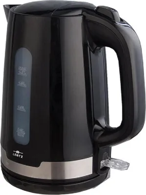 Produktbild von Leistungsstarker Wasserkocher Teekocher mit 1,7 Liter Fassungsvermögen und 2200 W Schwarz