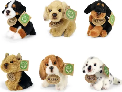 Immagine prodotto di Cane di peluche seduto 11 cm ECO-FRIENDLY