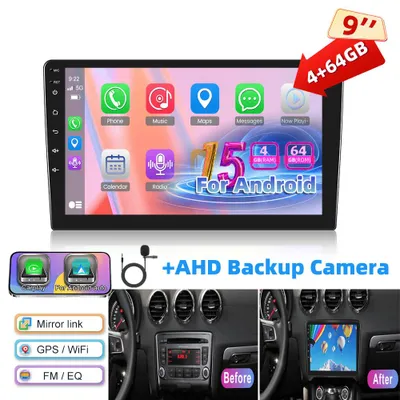 Zdjęcie produktu dla System audio samochodowy Android 15 - Autoradio - System multimedialny - System nawigacji - Radio z ekranem dotykowym