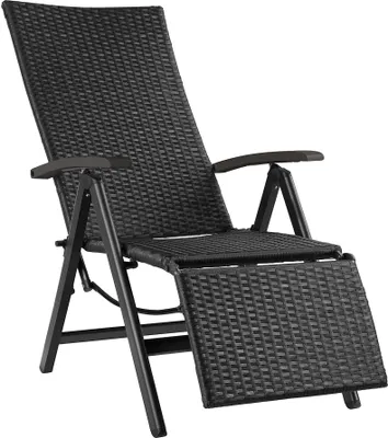 Obrázok produktu pre Ratanové kreslo Brisbane s hliníkovým rámom 58 x 77 x 113 cm