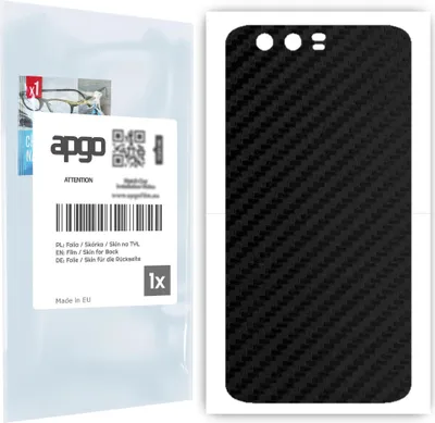 Produktbild von apgo Rückseite Schutzfolie für Honor 9 -  Hinten Schutzfolie Carbon, Rückseite Folie schützt vor Kratzern und Fingerabdrücken