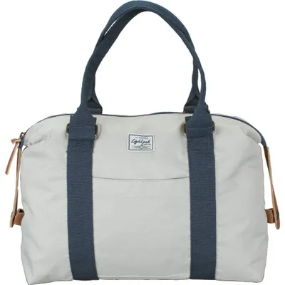 Obrázok produktu pre Dámska taška Sweetbox 36x27x13cm polyester béžová/modrá