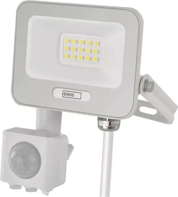 Obrázok produktu pre EMOS Biely LED reflektor 10W s pohybovým snímačom ZS2314W