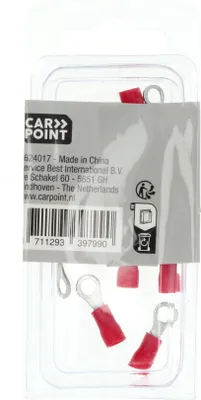 Produktbild von Carpoint Ringkabelschuh 535 M4 Rot 10 Stück