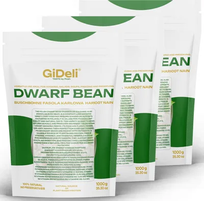 Immagine prodotto di GiDeli Fagioli bianchi secchi 3 x 1 kg - ricchi di proteine e senza additivi