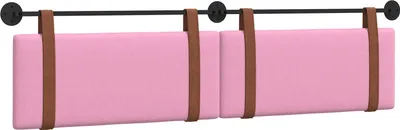 Image de vidaXL Tête de lit suspendue rose antique en PU