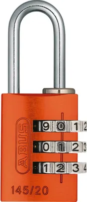 Produktbild von Zahlenschloss 145/20 orange B/DFNLI