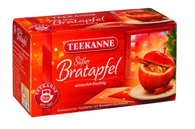 Produktbild von Teekanne süßer Bratapfel winterlich fruchtiger Früchtetee 50g