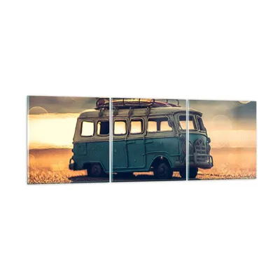 Produktbild von Bilder auf glas - Klassisch van strand sand - 120x40cm - Glasbilder - Wandbilder - Kunstdruck - zum Aufhängen bereit - Wanddekoration aus Glas - Glas Bilder - Wandbild auf Glas - GCA120x40-2927