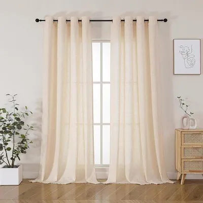 Immagine prodotto di Tende a pannello trasparenti beige 132x245 cm