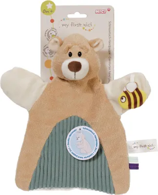 Obrázok produktu pre Nici 61856 plyšová bábka na ruku medveď 2v1 26x25cm na hlavičke