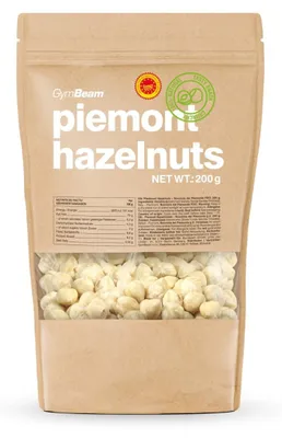 Obrázok produktu pre GymBeam - Piedmontské lieskové oriešky 200 g