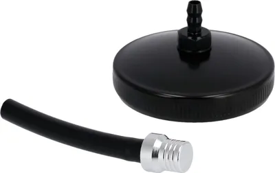 Zdjęcie produktu dla Korek zbiornika z zaworem odpowietrzajacym, srebrny/czarny - dla Simson S50, S51, SR50, SR80, KR51 Schwalbe, SR4 Bird Series - IWL