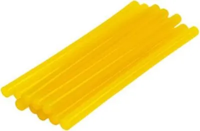 Produktbild von 10 x gelbe Klebesticks Heißkleber Klebepatronen Ø 11 mm x 200 mm lang