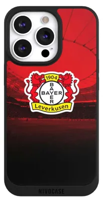 Produktbild von NIVOCASE Handyhülle für Apple iPhone 13 Pro  Hülle NIVOpure Case Schwarz Bayer 04 Leverkusen Offizielles Lizenzprodukt Stadion