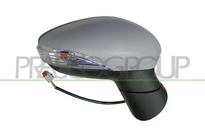 Produktbild von PRASCO FD3467313 Außenspiegel Seitenspiegel Rechts für FORD Fiesta Mk6 Schrägheck (JA8, JR8) Grundiert Elektrisch