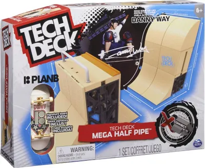 Obrázek produktu pro Tech Deck TED ACS Sk8Shop Danny Way Plan B GML, Sada prstového skateboardu, 6 rok/roky