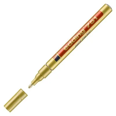 Zdjęcie produktu dla Edding 751-53 Marker malarski złota plastikowa końcówka 1-2mm szerokość linii