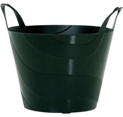 Produktbild von Prosperplast Flexibler Eimer - 30 Liter - schwarz - Waschekorb - Waschzuber