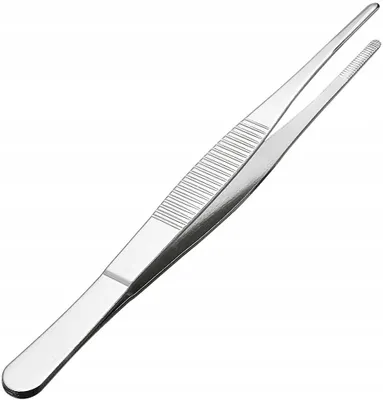 Produktbild von Decortrend Edelstahl Pinzette Gerade Lang 25cm Universal