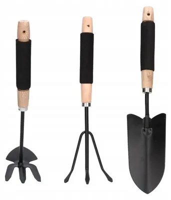 Produktbild von Gartengeräte-Set Schaufel Hacke Gabel Gabel