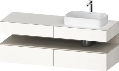 Produktbild von DURAVIT QA4778083840000 QAT KWTU WH Ek. 1600x550x600 Wß Smt